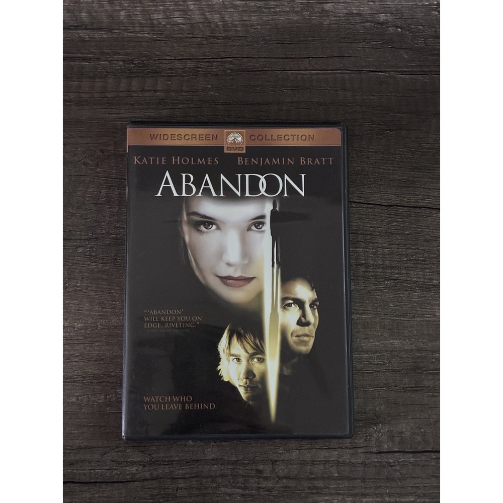 Abandon (DVD, 2002) Katie Holmes Benjamin Bratt Thriller Movie Widescreen Editio